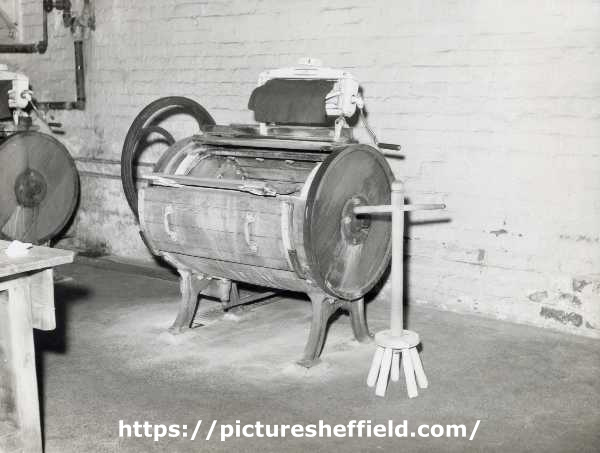 Hospital laundry equipment, City General Hospital (later known as the Northern General Hospital), Fir Vale