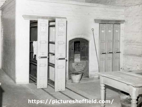 Drying ovens in the hospital laundry, City General Hospital (later known as the Northern General Hospital), Fir Vale