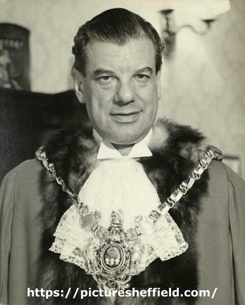 Alderman John Stenton Worrall, Lord Mayor of Sheffield, 1965 - 1966