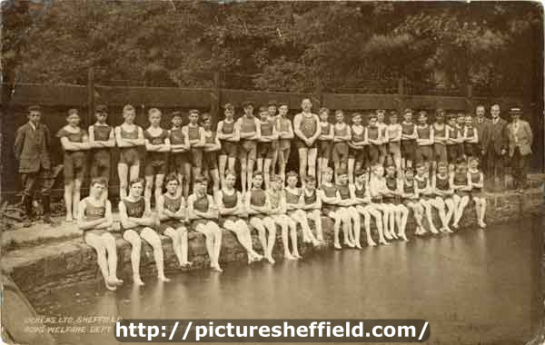 Vickers Ltd., Sheffield - Boys Welfare Department Swimming Section