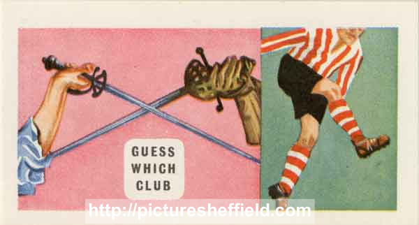 'Guess which club'. Football club nicknames, a series of 25, No.19 Sheffield United, 'The Blades'