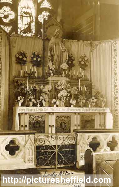 Lady Altar, St. Vincent RC Church, Solly Street