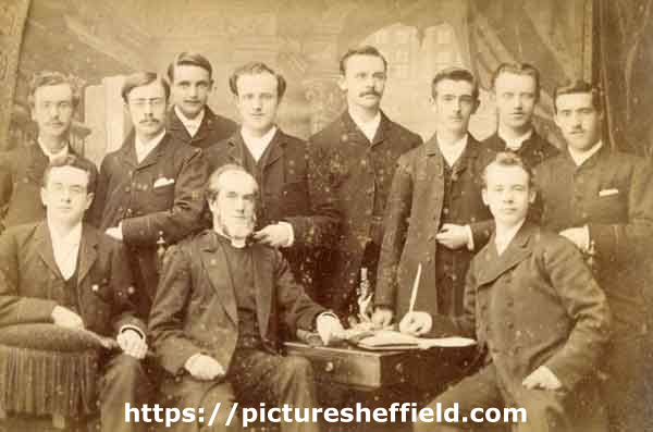 Unidentified group of men [?clergy]