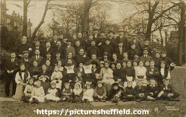 Belgian refugees at St Vincent's Home, Shirle Hill, Sharrow