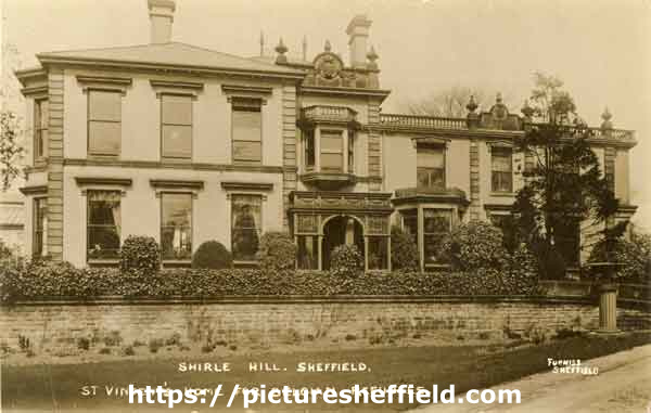 Shirle Hill, Sheffield, St Vincent's Home for Belgian refugees