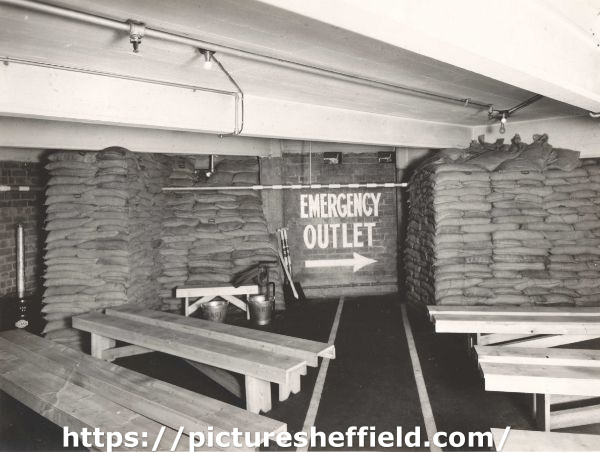 Air raid shelter at Bramall Lane bus depot