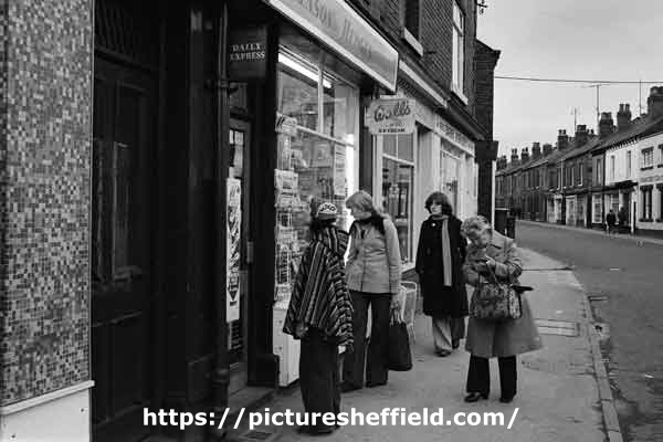 Shops on Sharrow Vale Road, c.1970s