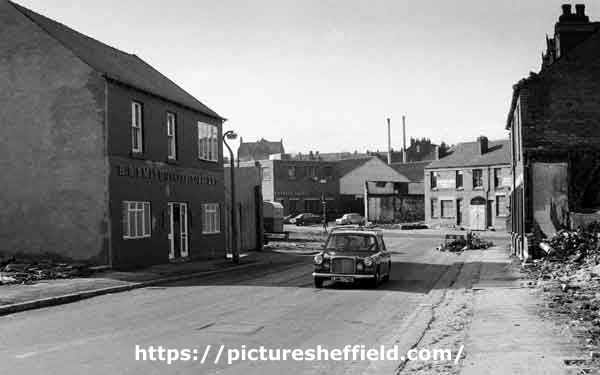 Demolition on Broadfield Road, 1970s