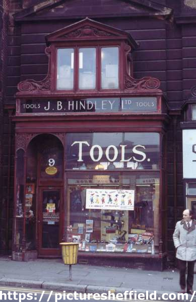 J.B. Hindley Ltd., tool dealers, No. 9 Waingate