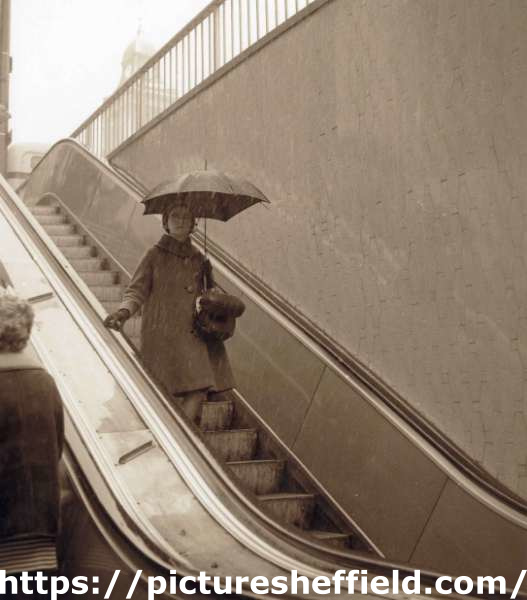 Escalator to Castle Square (Hole in the Road), High Street