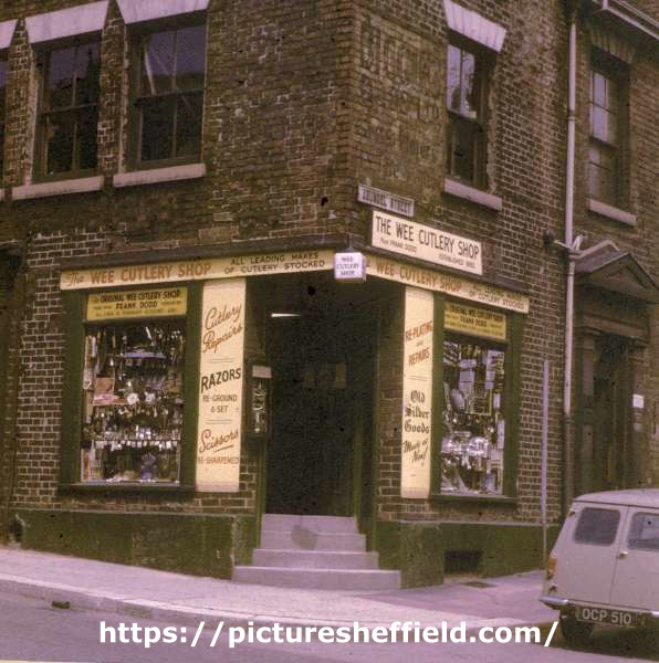 The Wee Cutlery Shop, junction of Howard Street and Arundel Street