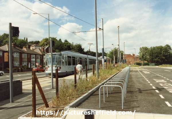 Supertram at Middlewood Park and Ride, off Middlewood Road