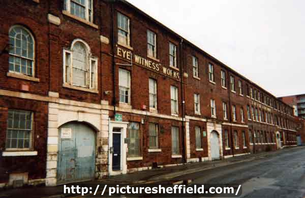 Former premises of Taylor's Eye Witness Ltd., Eye Witness Works, cutlery and plate manufacturers, Milton Street