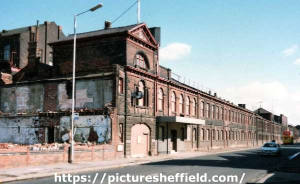 Demolition of Sheffield Forgemasters, (formerly Firth Brown Ltd) Siemens Shop, Savile Street East 