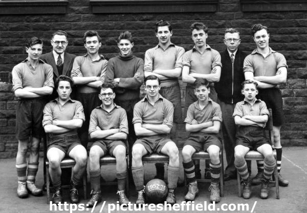 Football team, Whitby Road Secondary School, season 1952 - 53
