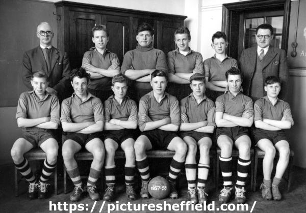 Football team, Whitby Road Secondary School, season 1957 - 1958