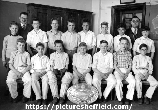 Cricket team, Whitby Road Secondary School, season 1956 - 1957