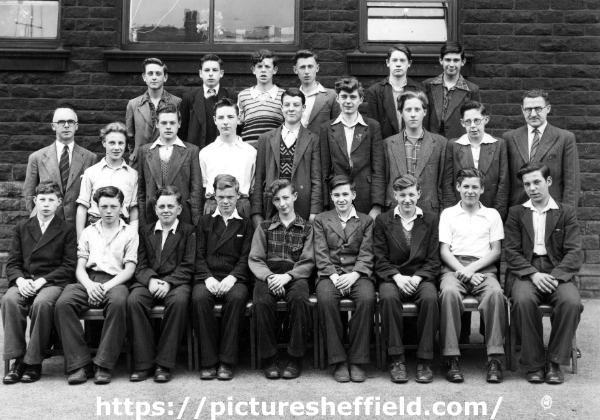 Class of boys, Whitby Road Secondary School