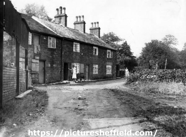 Cottages, Abbeydale Works, former premises of W. Tyzack, Sons and Turner Ltd., manufacturers of files, saws, scythes etc., prior to restoration and becoming Abbeydale Industrial Hamlet Museum