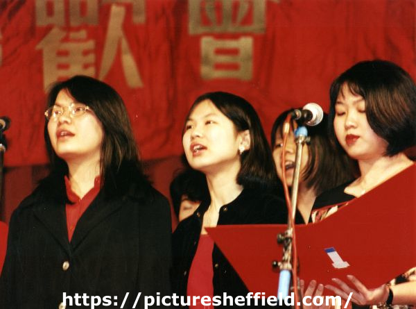 Choir at The Year of the Tiger, Sheffield Chinese New Year Celebration, Octagon Centre, Western Bank