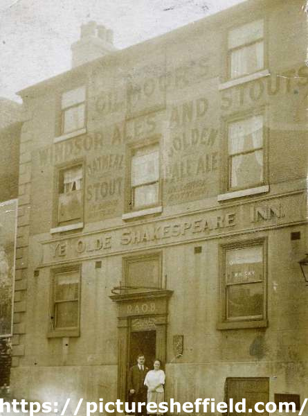 Ye Olde Shakespeare Inn (latterly the Brothers Arms public house), No. 106 Well Road, Heeley