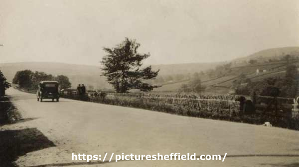 Road to Bradfield on the west side of Dam Flask Reservoir, c.1934