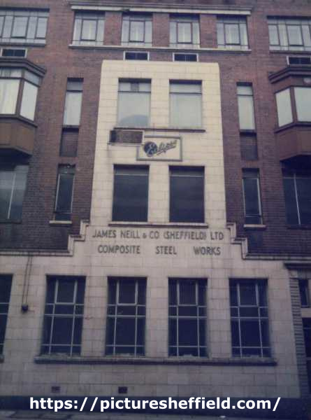 James Neill and Co. (Sheffield) Ltd., tool manufacturers, Composite Steel Works, Soho Street, off Summerfield Street