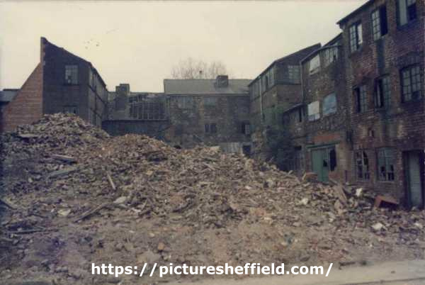 Demolition of workshops off Carver Lane