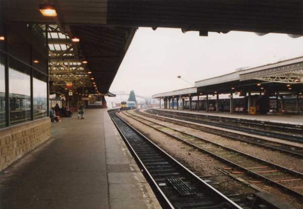 Platforms at Sheffield Midland railway station