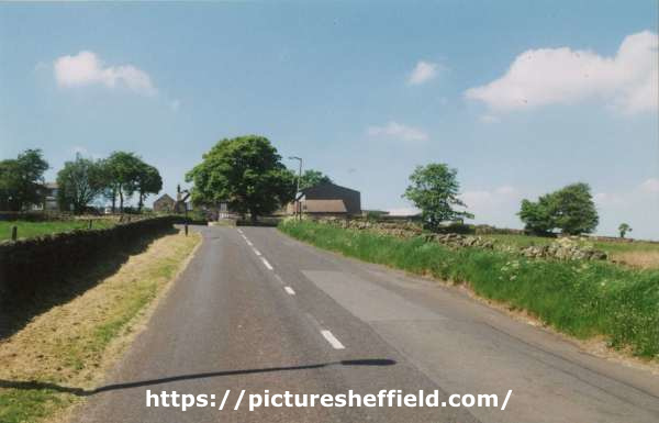 Long Line, Ringinglow looking towards Sheephill Farm, Sheephill Road 