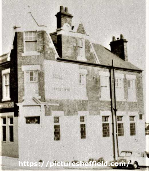 Fox House Hotel, Shirland Lane and junction with Ardmore Street, Darnall