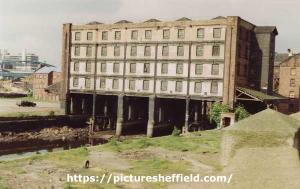 Derelict Straddle Warehouse, Canal Basin, Sheffield and South Yorkshire Navigation
