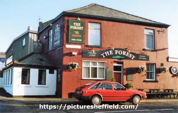 The Forest public house, No. 48 Rutland Street at the junction with (left) Rutland Road
