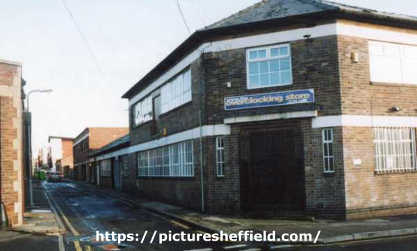 The Overlocking Store Ltd., computer accessories, No. 67 Earl Street at junction with (left) Eyre Lane
