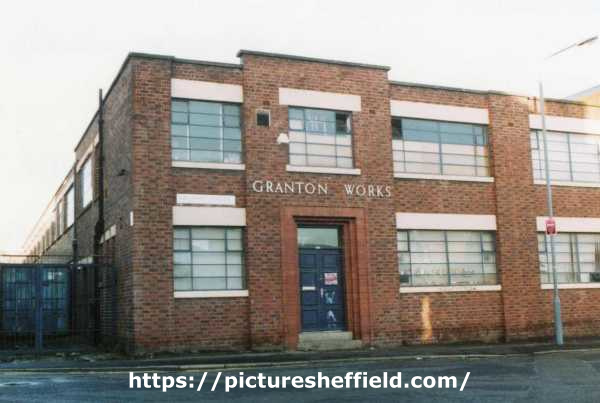 Former premises of Grant and Cork (Sheffield) Ltd., cutlery manufacturers, Granton Works, No. 198 Arundel Street