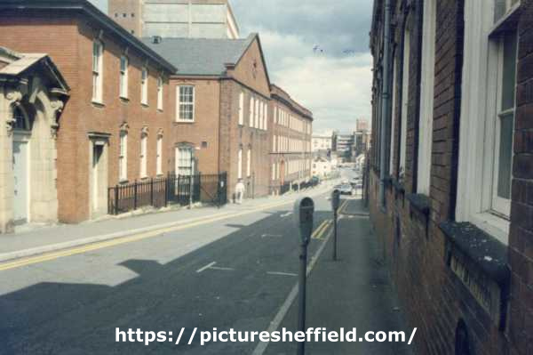 Portobello Street showing (centre) Sir Frederick Mappin Building and Amy Johnson Building, University of Sheffield