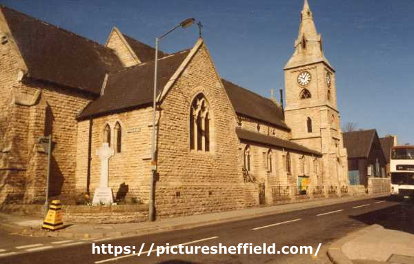 St. Mary C. of E. Church, Walkley on the corner of Howard Road and Hadfield Street