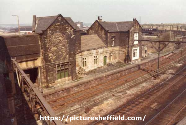 Derelict Broughton Lane Railway Station, Brightside
