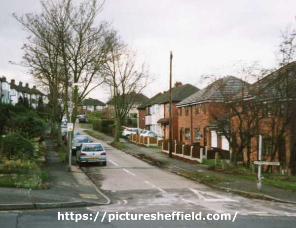 Wingfield Crescent from Birley Moor Road