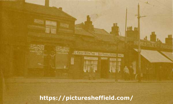 Harold Brown's songs shop, possibly Bradford
