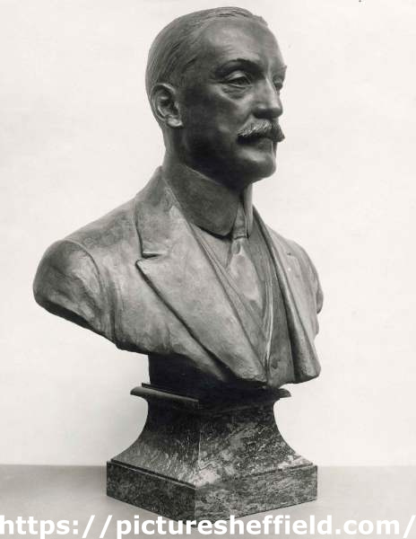 Bust of Sir Robert Hadfield (1858 - 1940), Chairman and Managing Director, Hadfields Ltd.