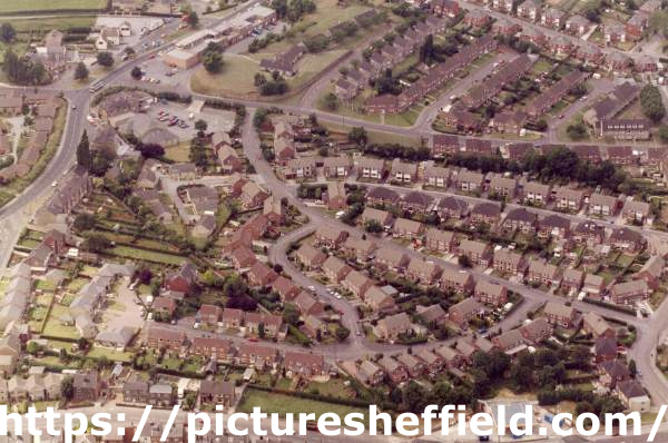 Aerial view of possibly Stocksbridge area