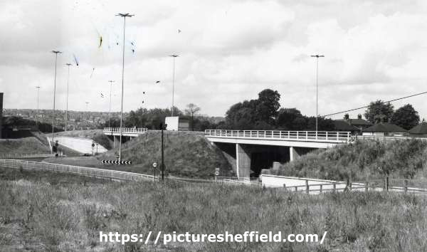 Parkway road bridge and roundabout over Handsworth Road