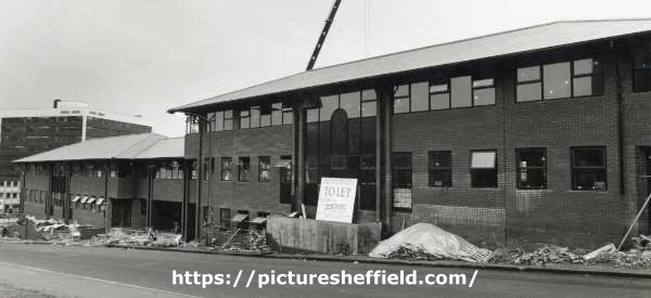 Construction of Sheffield Science Park, Sheffield City Polytechnic, Howard Street