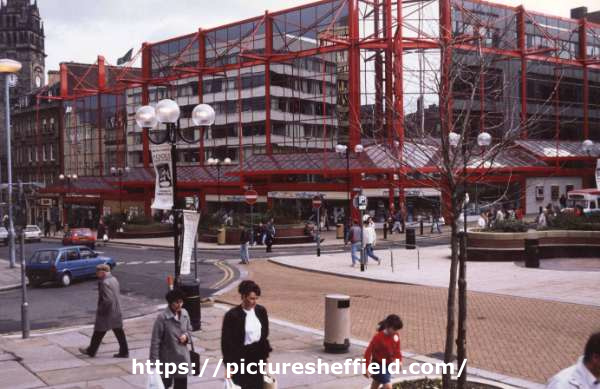 Odeon Cinema, Barkers Pool showing (centre) Nos. 19 - 21 Mothercare, children's shop