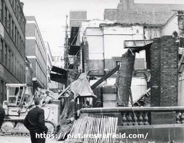 Demolition of The Sheffield Club, No. 36 Norfolk Street 