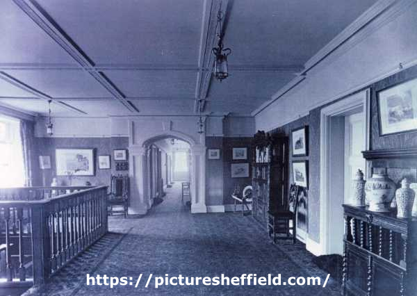 Possible upper landing of Fulwood House, Old Fulwood Road, c. 1905 - 1908