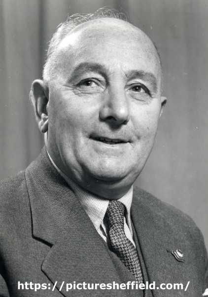 Alderman. James Wilfred Sterland, O.B.E., J.P., Lord Mayor, 1961-1962. Chairman of Sheffield Justices