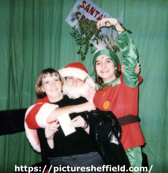 University of Sheffield LGBT Committee - Christmas elf host at 'Climax' - University's gay club night at the Foundry, Western Bank