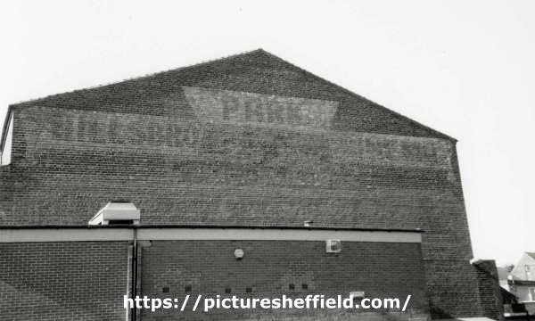Gable end of probably former Hillsborough Park Cinema (latterly a Netto and then an Asda Supermarket), Middlewood Road